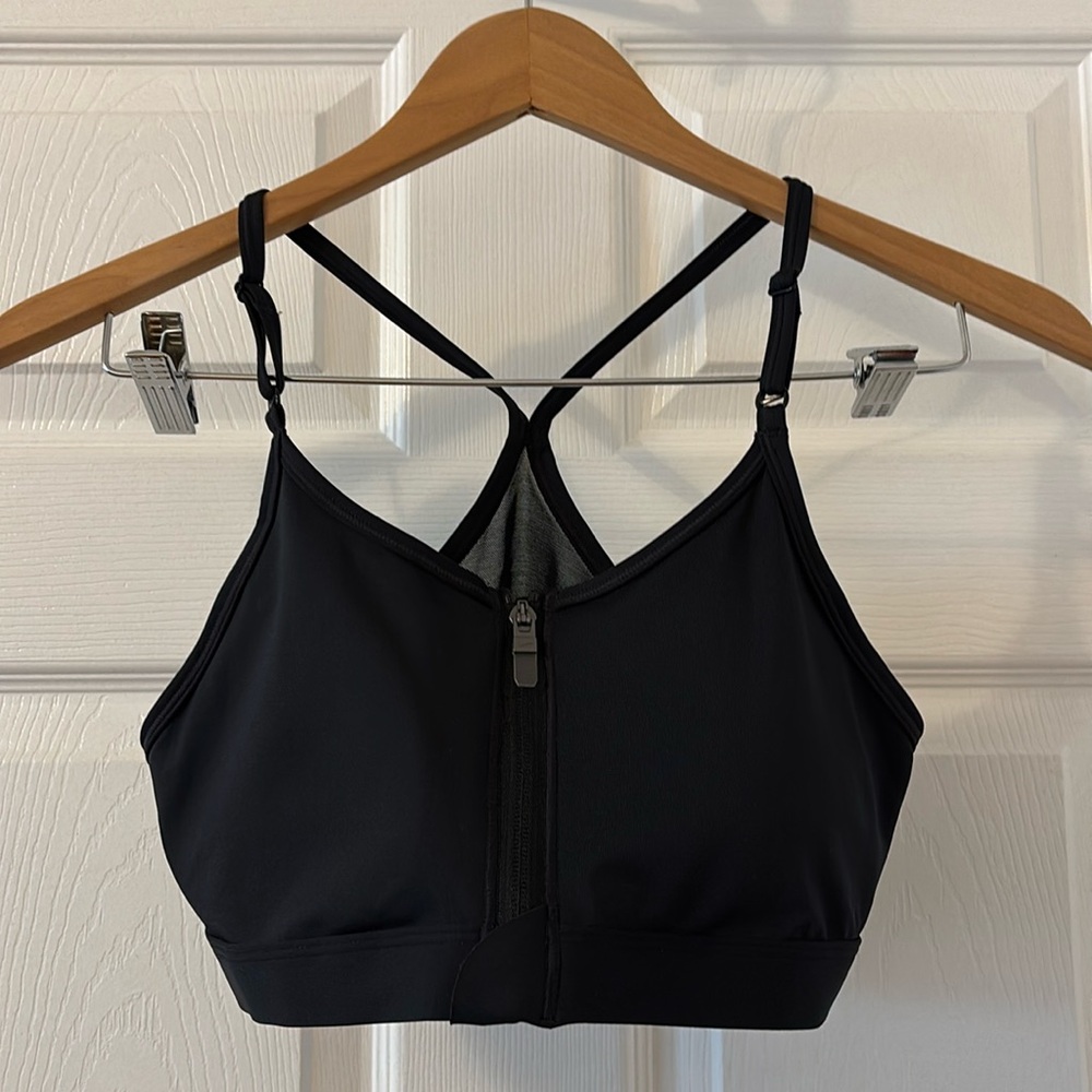 Nike black sports bra